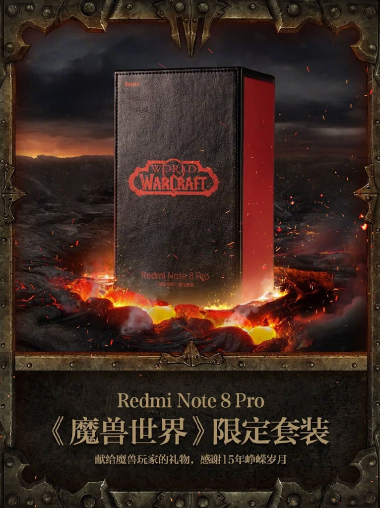 Redmi Note 8 Edição World of Warcraft
