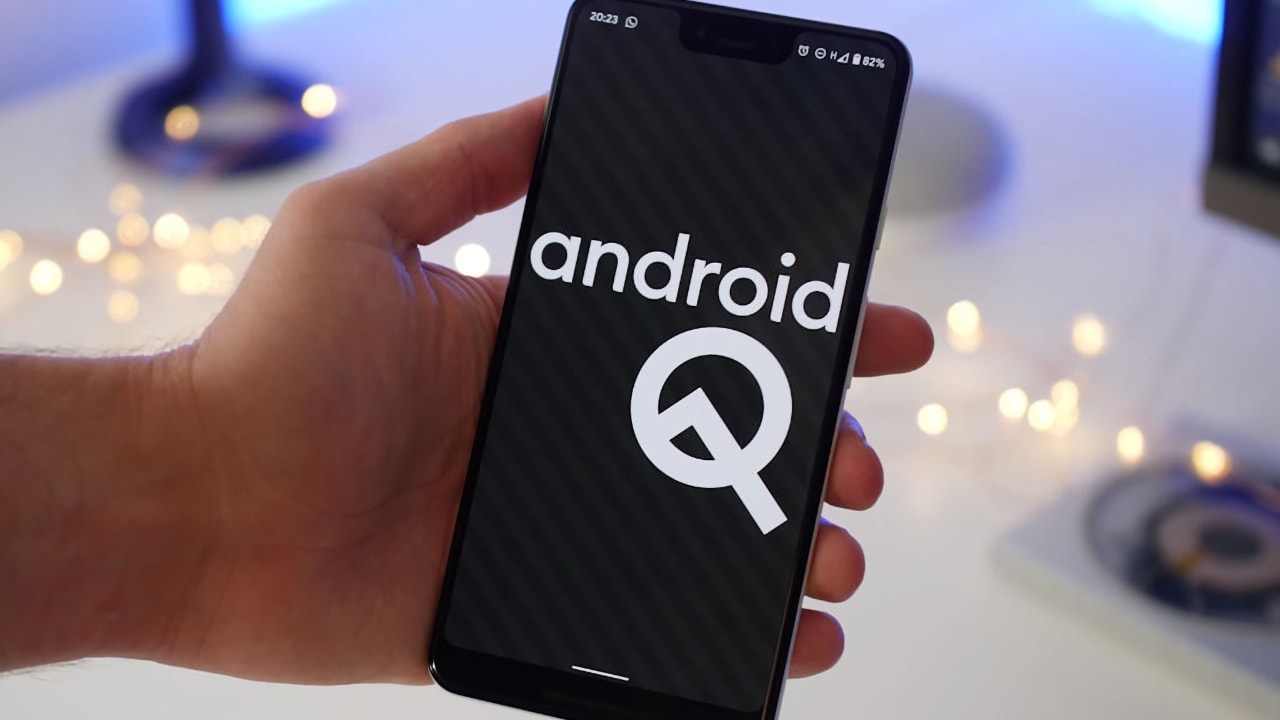 Android 10 logo Android Q