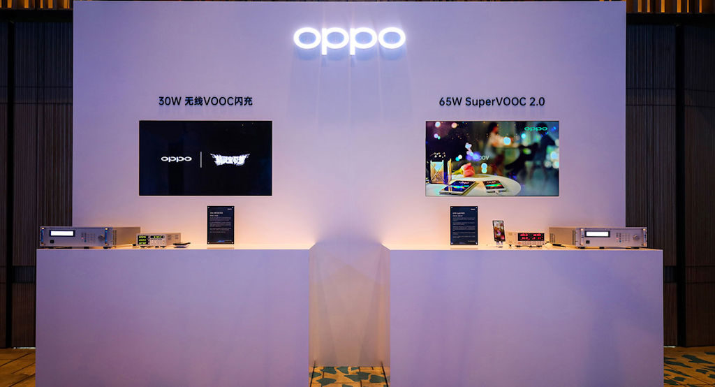 Oppo SuperVOOC 2.0 de 65W e VOOC sem fio