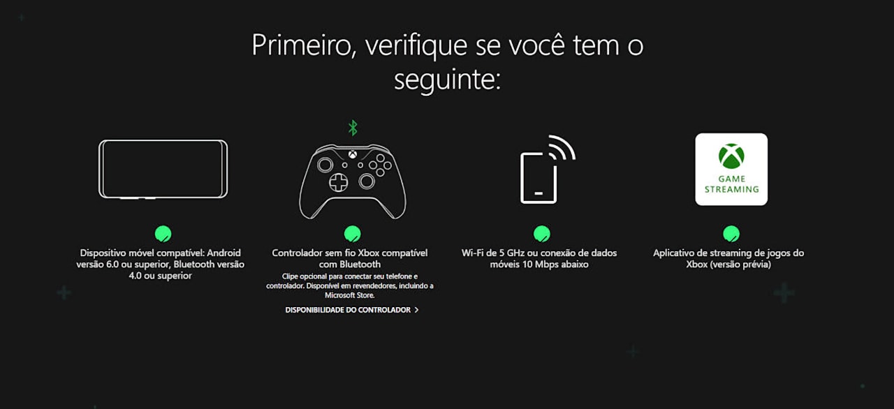 Project xCloud streaming de jogos Android
