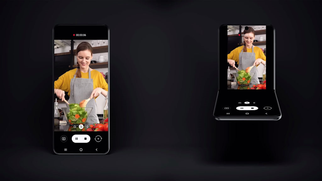 Samsung novo formato para telefones flexíveis