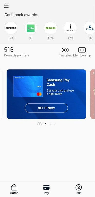 Samsung Pay Cash