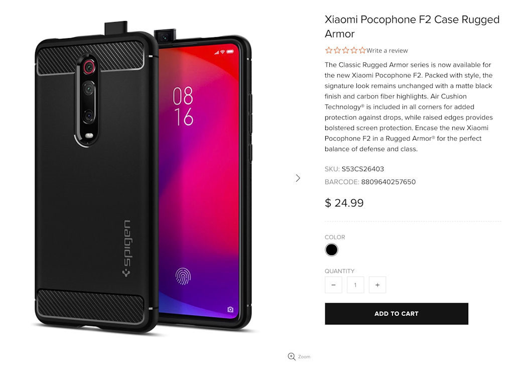 PocoPhone F2 capa