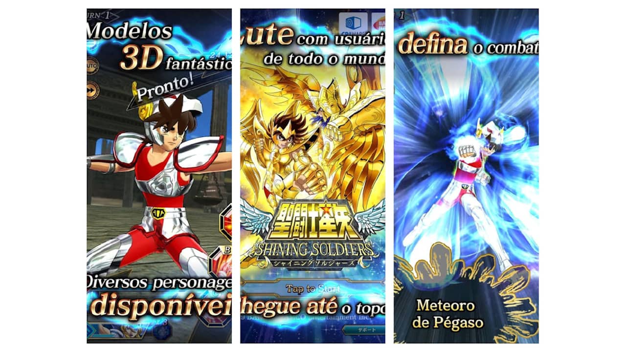 Cavaleiros do Zodíaco Saint Seiya Shining Soldiers entra em pré-registro no Android