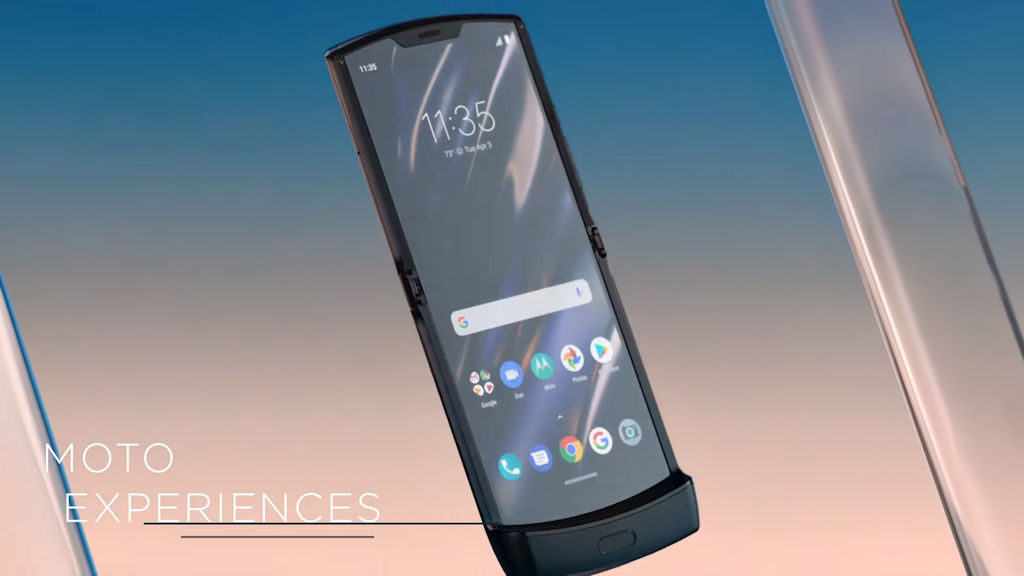 Confira os vídeos que destacam os recursos do Motorola RAZR flexível