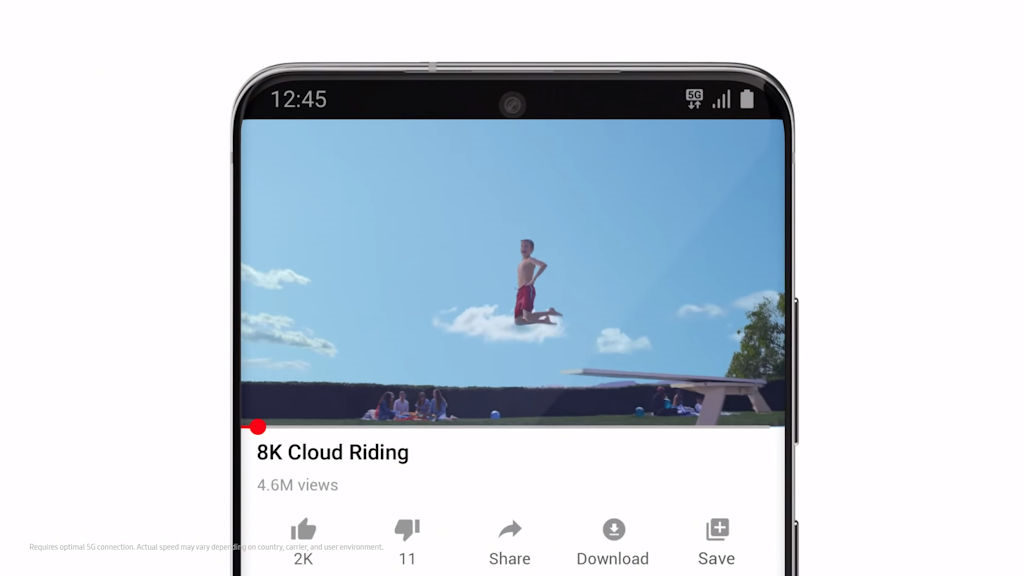 Galaxy S20 Youtube 8K