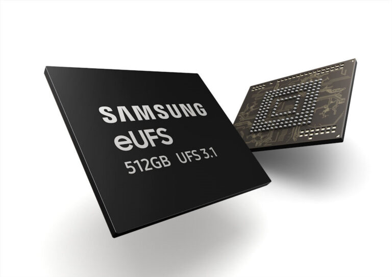 Samsung memória UFS 3.1 de 512GB para telefones
