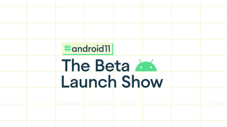 Android 11 beta launch show logo