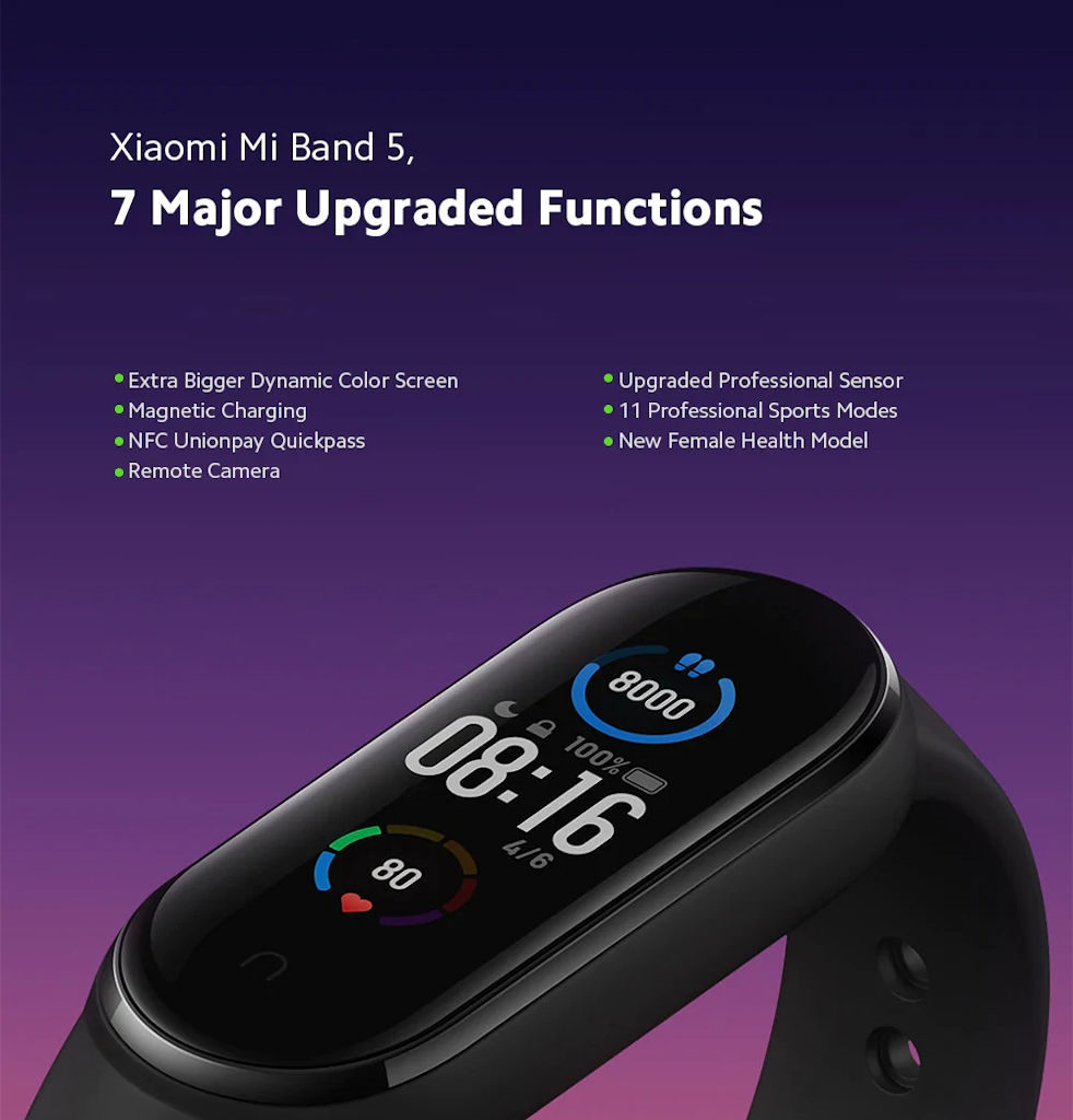 Mi Band 5 da Xiaomi aparece em loja virtual e tem detalhes revelados