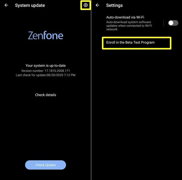 Asus Zenfone 6 Android 11 Beta