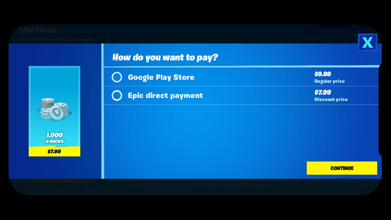 Pagamento Direto Epic (Epic Direct Payment) é adicionado ao Fortnite