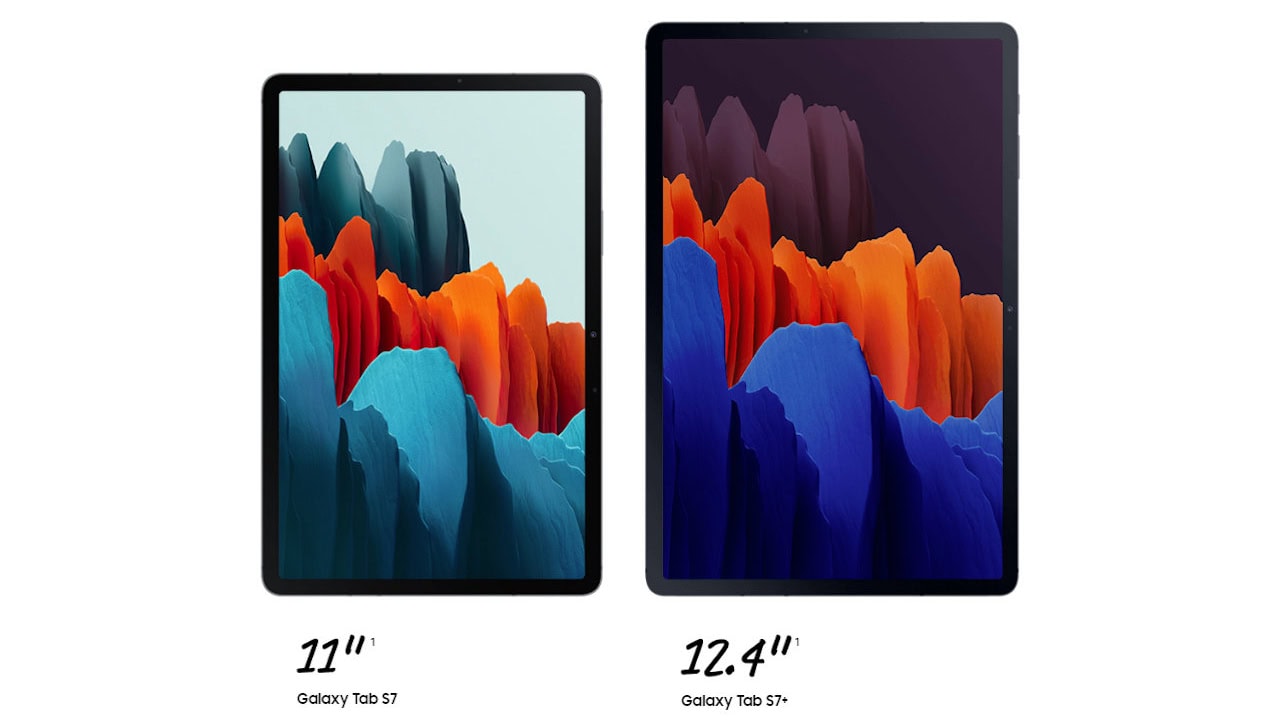 Galaxy Tab S7 e Galaxy Tab S7+