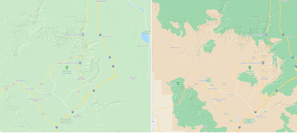 Google Maps Colorido e detalhado
