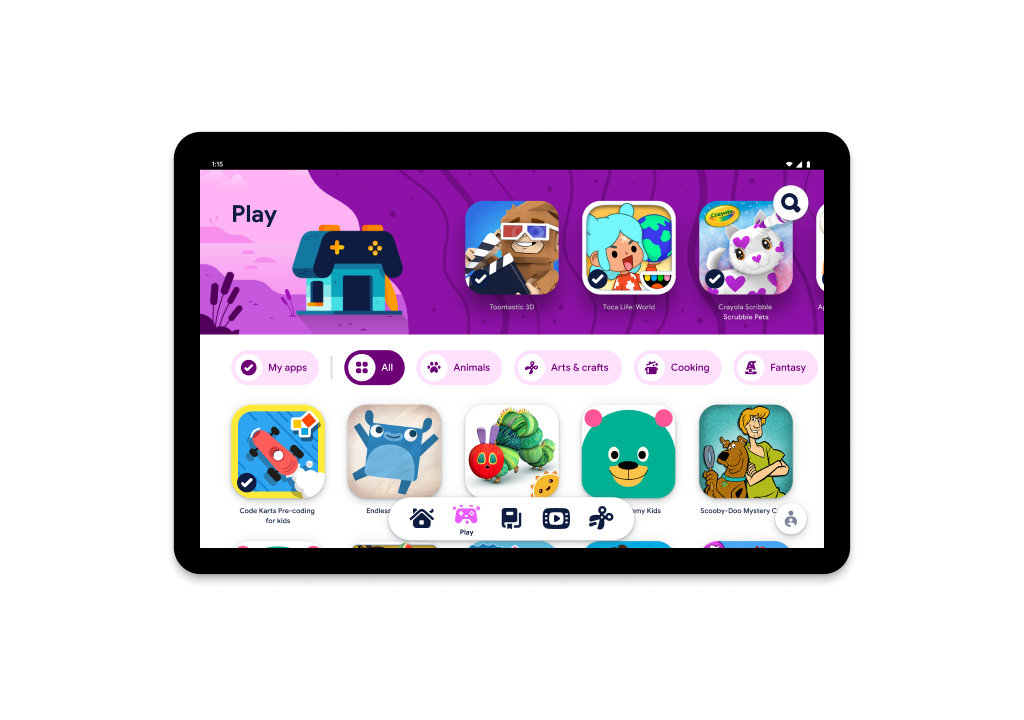 Kids Space em tablets Android