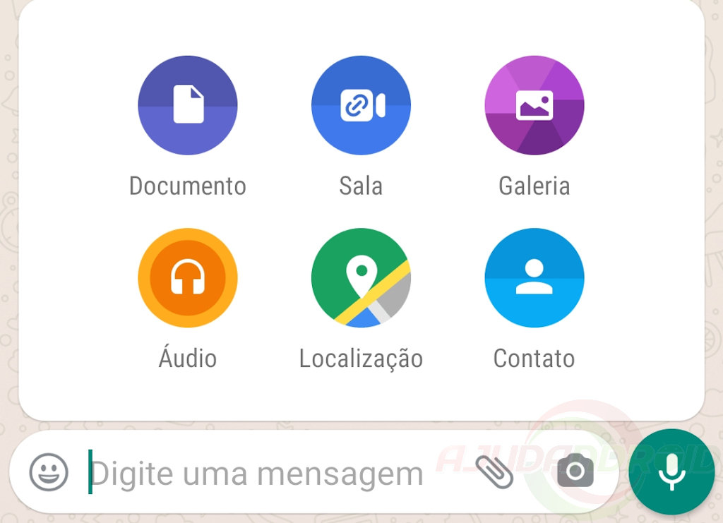 Whatsapp sem botão da câmera