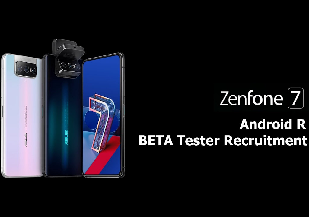 Asus Zenfone 7 Android 11 Beta inscrições abertas