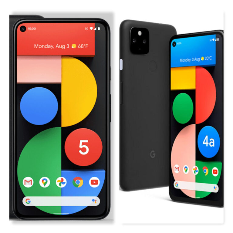 Google Pixel 5 e Google Pixel 4a 5G