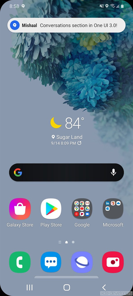 Samsung One UI 3.0