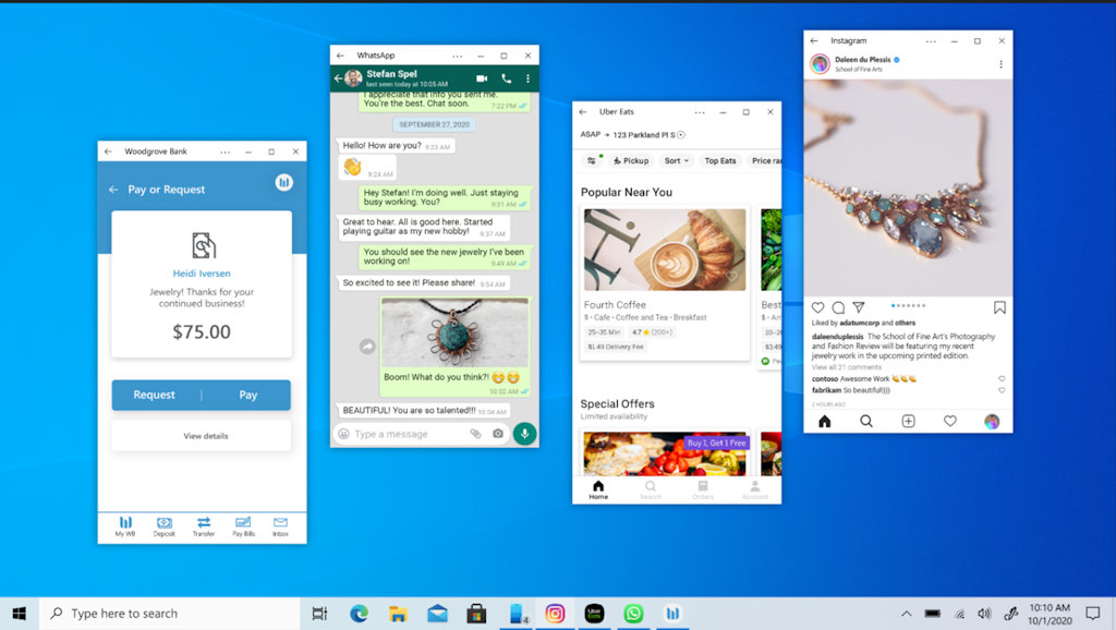 Windows 10 Insider, vários aplicativos Android funcionando no PC