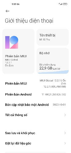 Mi 10 Pro Android 11