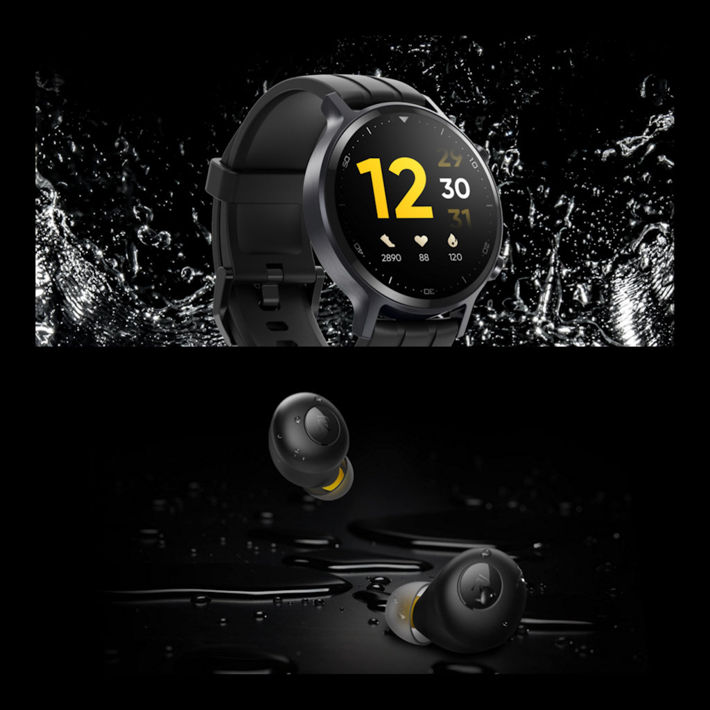 Relógio Realme Watch S e fone sem fio Realme Buds Q chegam ao Brasil