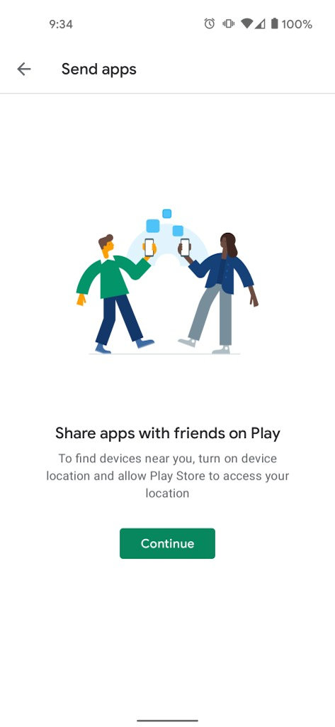 Google Play Compartilhar aplicativos e games
