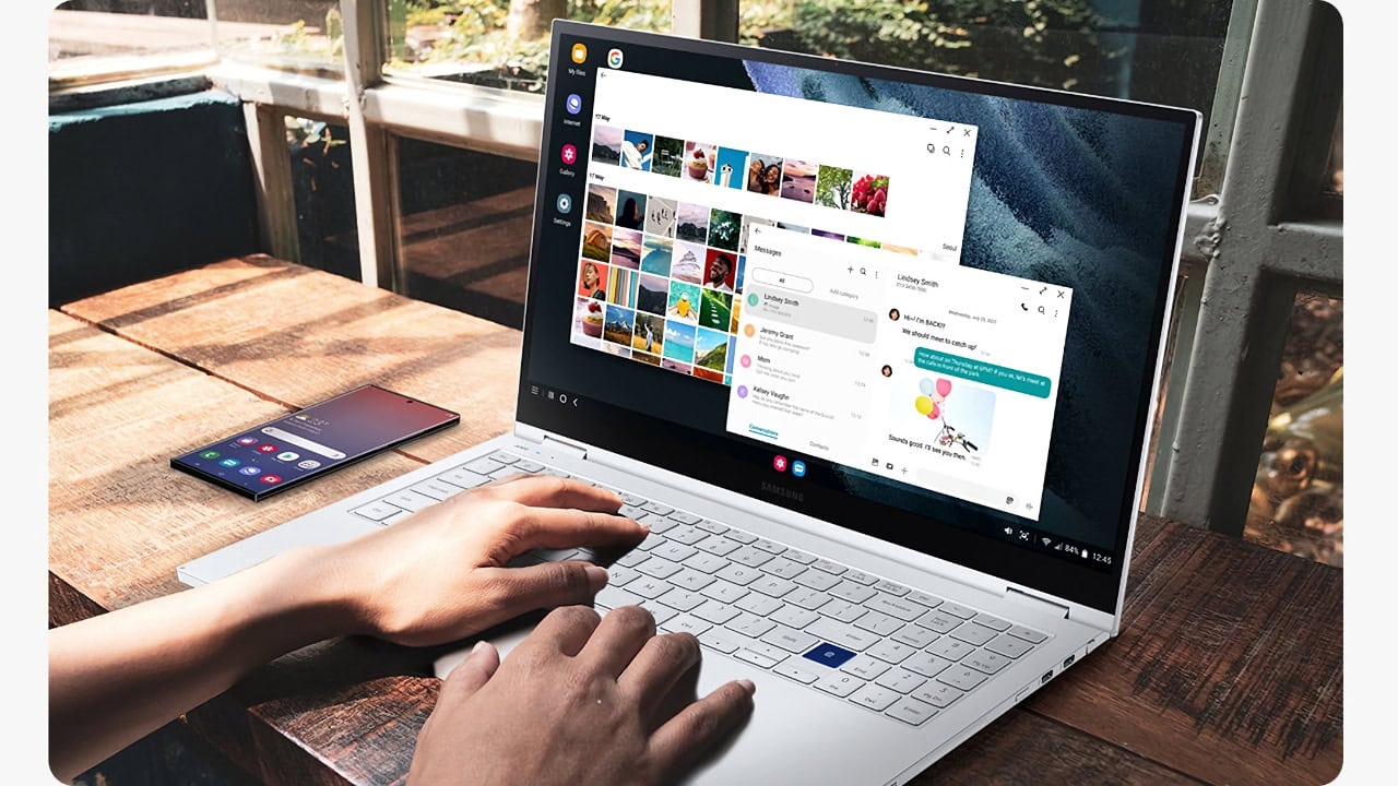 Samsung DeX sem fio no PC