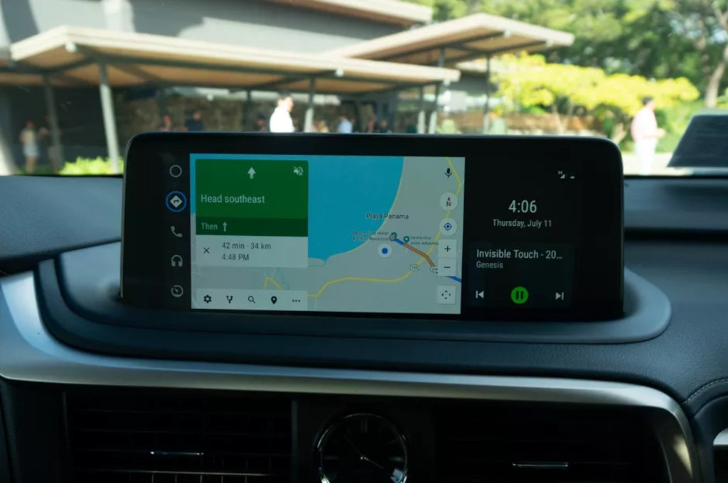 Android Auto tela dividida