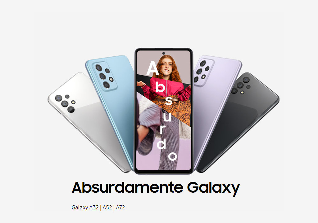 Galaxy A32, Galaxy A52 e Galaxy A72