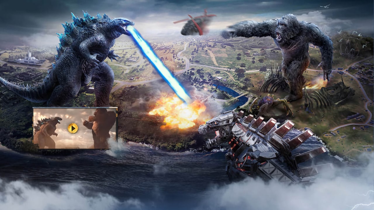 PUBG Mobile evento Godzilla vs Kong