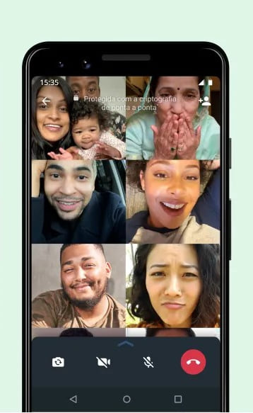 Chamadas em grupo no WhatsApp permitem que você entre nelas até se não atendeu na hora
