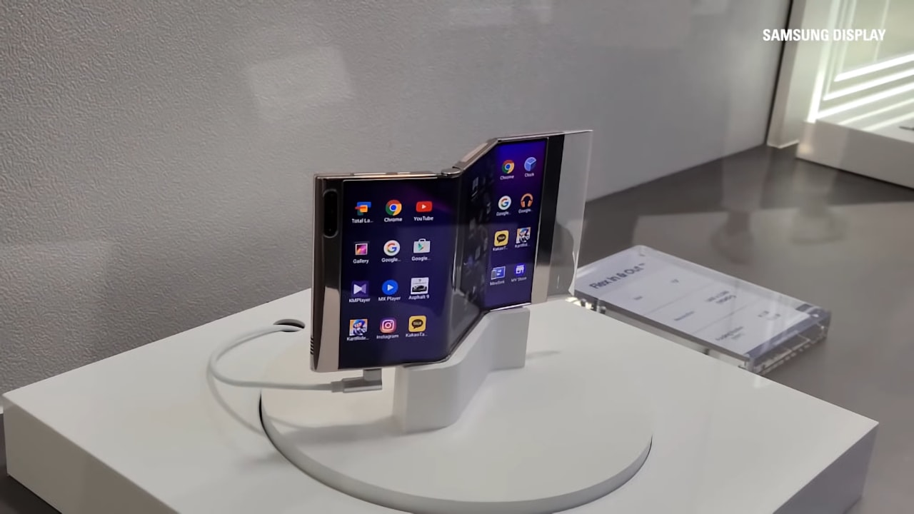 Tela Flexível Samsung S duas dobras