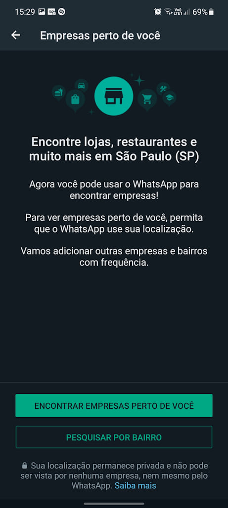 WhatsApp Empresas perto de você (Guia de negócios)