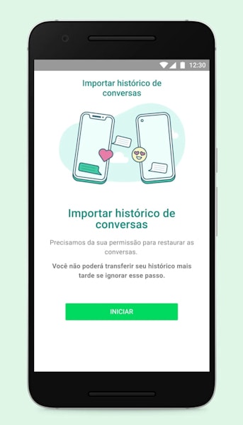 WhatsApp importar conversas do iOS para o Android