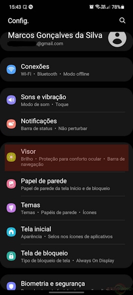 Ativar Navegação por gestos nos Galaxy da Samsung