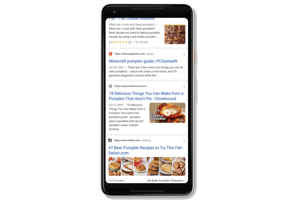 Pesquisa do Google no telefone terá rolagem contínua, carregando resultados automaticamente