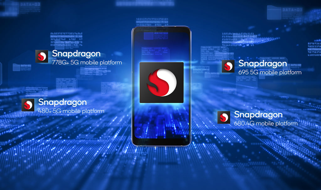 Snapdragon 778G+, Snapdragon 695 5G, Snapdragon 480+ e Snapdragon 680 4G