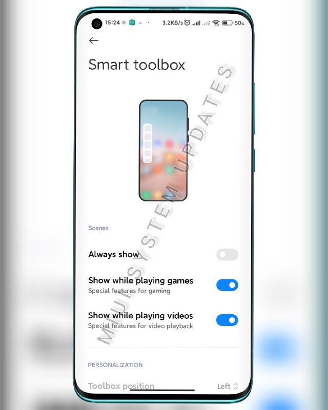 MIUI Smart toolbox