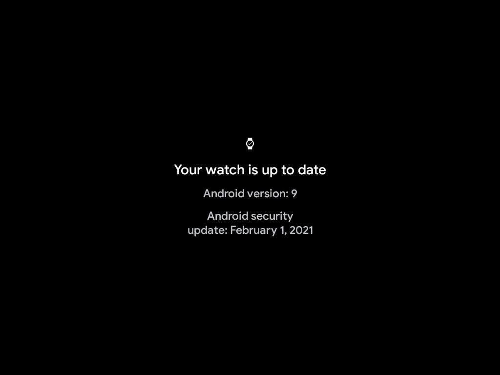 Wear OS ganha nova tela de atualização que mostra versão do Android e patch de segurança
