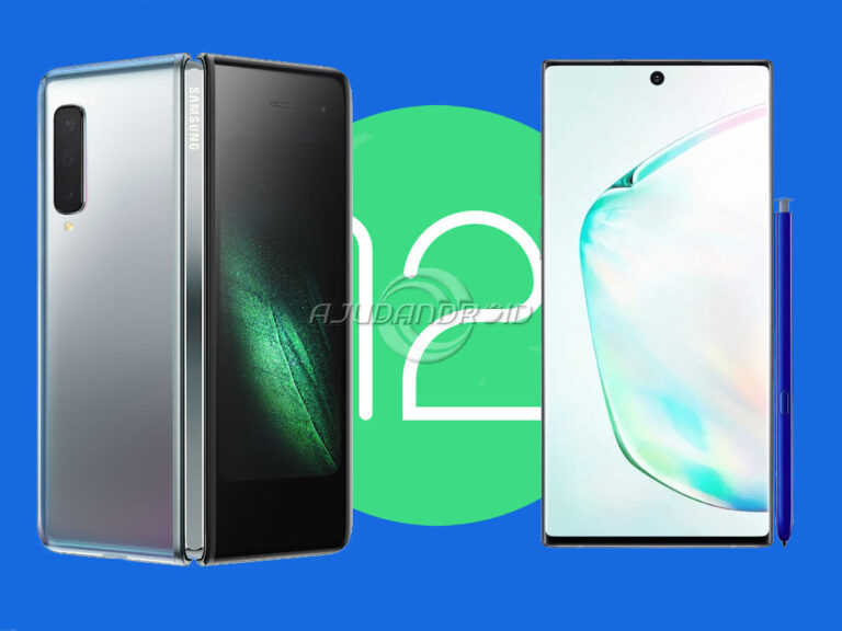 Samsung Galaxy Fold, Galaxy Note 10 e Note 10+ Android 12
