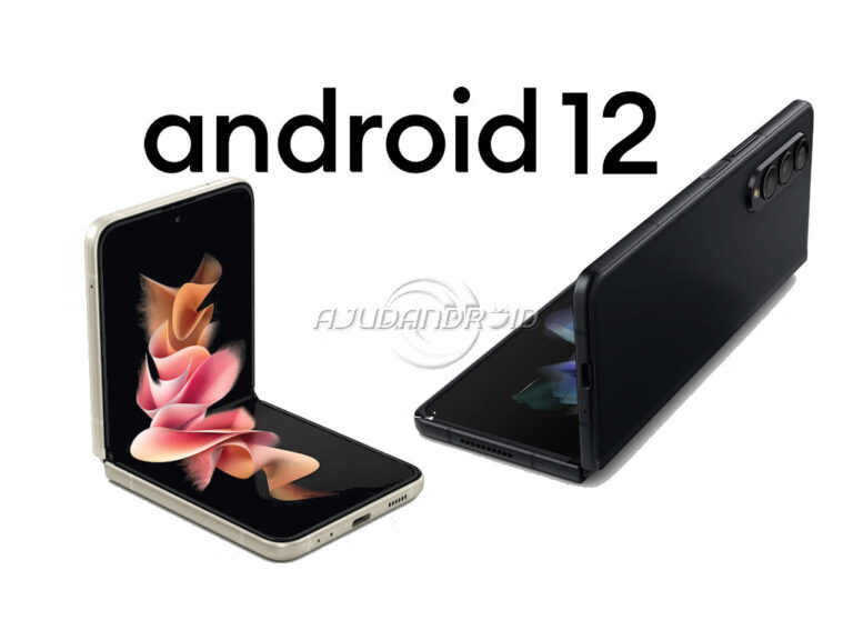 Samsung Galaxy Z Flip 3 e Samsung Galaxy Fold 3 Android 12