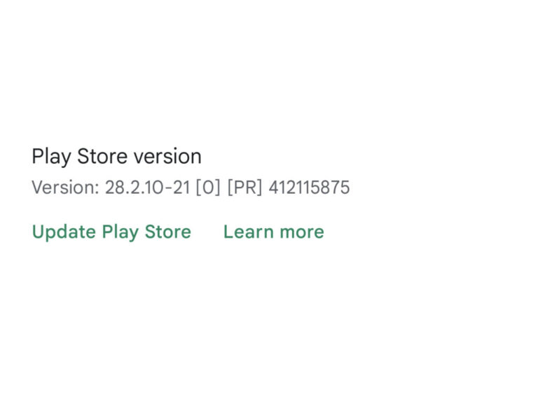 Google Play Store botão atualizar