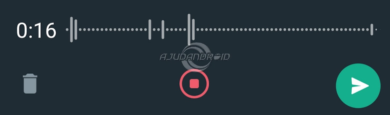 WhatsApp como escutar mensagem de áudio antes de enviar