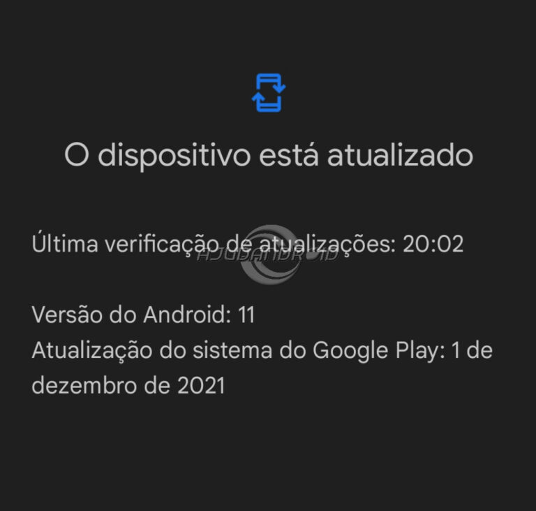 Atualização do sistema Google Play