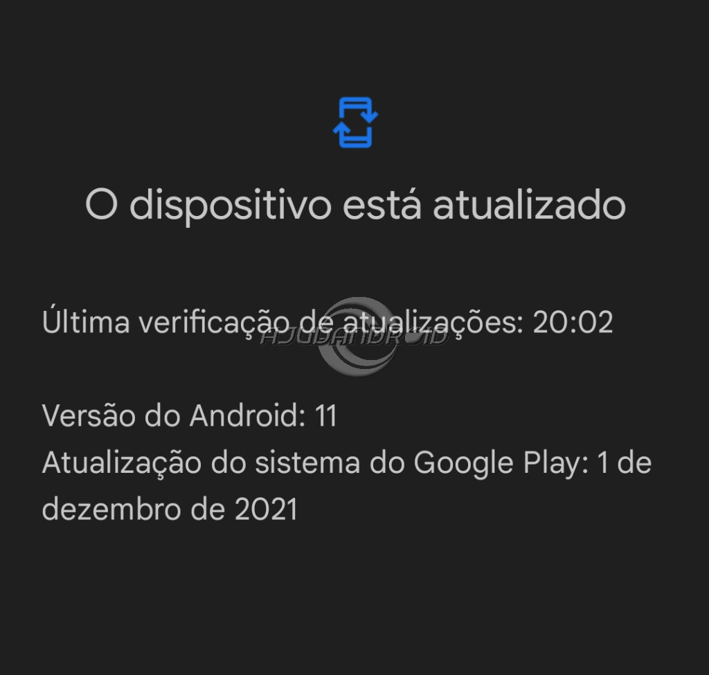 Atualização do sistema Google Play