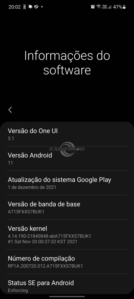 Atualização do sistema Google Play