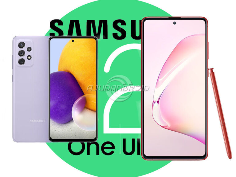 Samsung Galaxy A72 e Galaxy Note 10 Lite Android 12