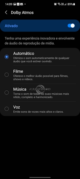 Samsung Galaxy Dolby Atmos