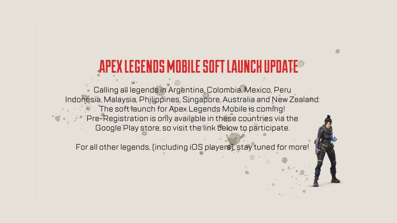 Apex Legends Mobile lançamento em alguns países