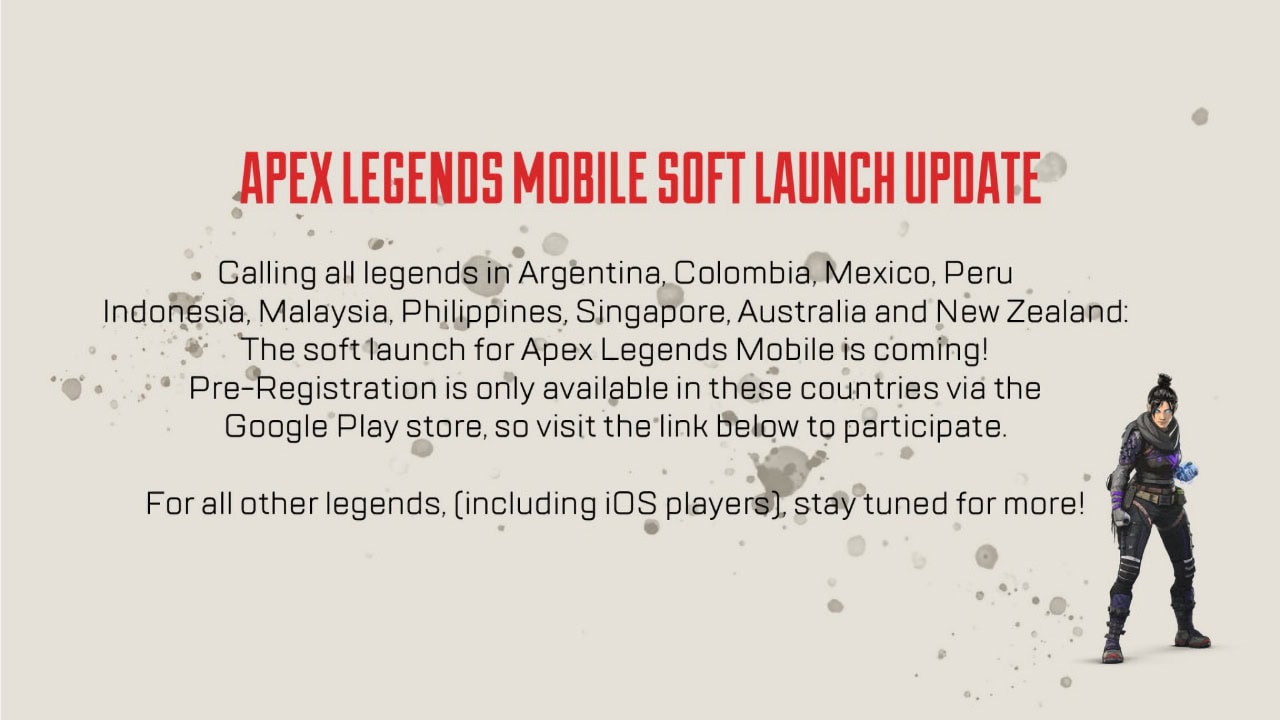 Apex Legends Mobile lançamento em alguns países